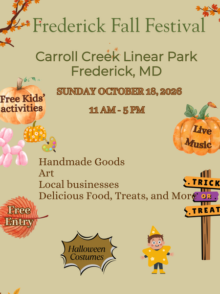 2026 Frederick Fall Festival vendor fee