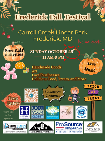 Frederick Fall Festival 2025 vendor fee
