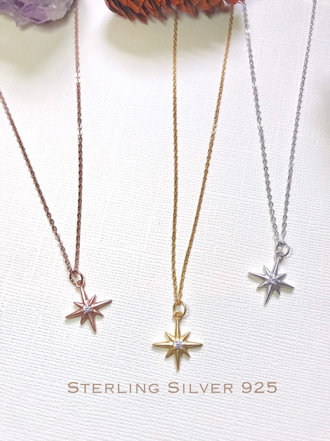 Sterling Silver North Star necklace – N.L. McLaughlin