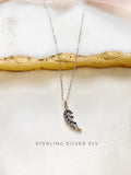 Sterling Silver angel wing necklace, angel baby necklace, angel wing charm, memorial gifts, grandma memorial necklace, gold angel wing
